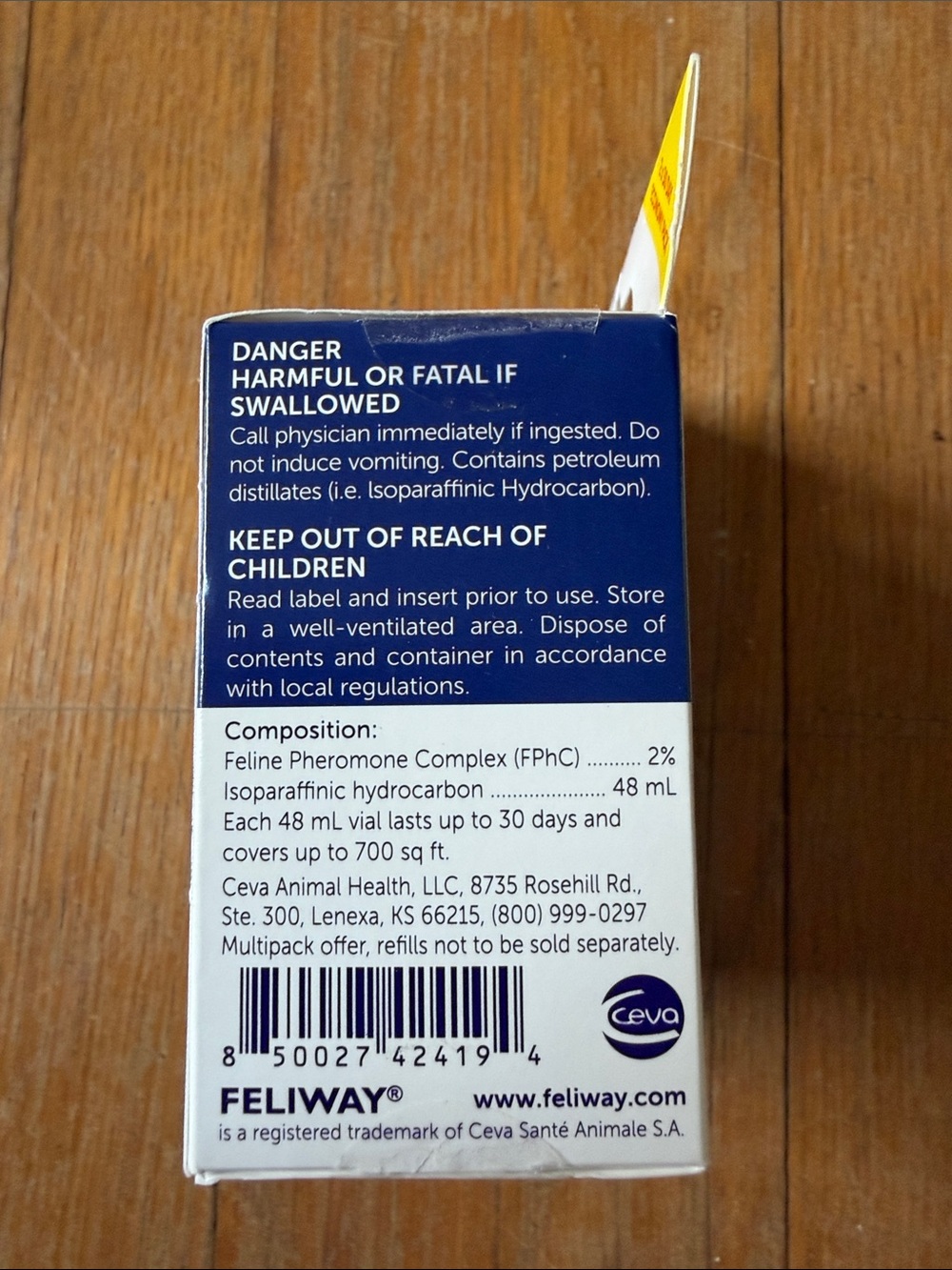 2-Feliway Optimum Enhanced Calming Refill Pack - Purple & White - Picture 4 of 6